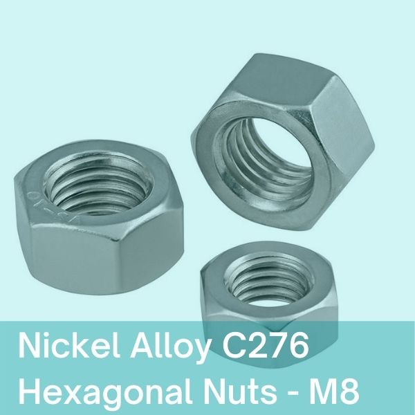 M8 Nickel Alloy / Hastelloy C276 Hexagonal Nuts